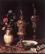 Clara Peeters Still-Life with Flowers and Goblets china oil painting artist